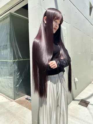 ロング カラー 美髪/レイヤー 青山/ヒロキのヘアスタイル