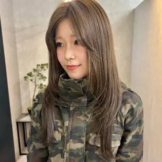 ロング カラー アヤカ foto 武蔵小杉のヘアスタイル