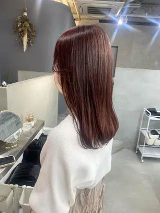 セミロング カラー 前橋 姫奈のヘアスタイル