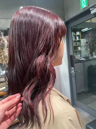 セミロング PANOLA下北沢 中川夢菜のヘアスタイル