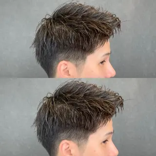 ショート メンズ メンズヘア特化 崎田 成人のヘアスタイル