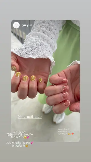 ネイル sis nail 梅田　あい子のネイルデザイン