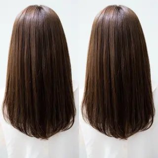 セミロング ロング カラー 内藤 達也のヘアスタイル