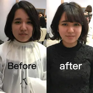 ショート 中村 美穂のヘアスタイル