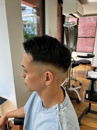 ショート メンズ メンズカット✂️ スキンフェード伊藤陸のヘアスタイル