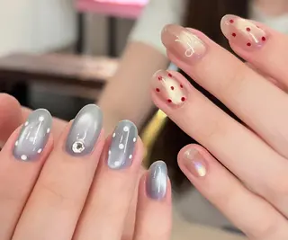 ネイル By moonネイル 🌷ワンホン/韓国風のネイルデザイン