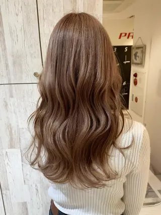 セミロング カラー 原田 英希のヘアスタイル