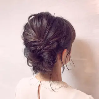 ミディアム ヘアアレンジ Satsuki ✂︎♡のヘアスタイル