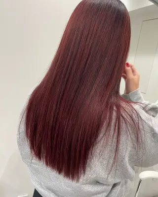 ロング カラー 広島:ミルキーカラー tsumaのヘアスタイル