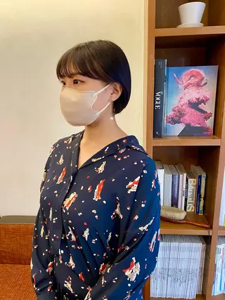 ショート カラー パーマ Paddle所属・似合わせレイヤー/ ニュアンスパーマ高倉のヘアスタイル