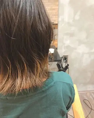 ミディアム カラー 中村 優志のヘアスタイル