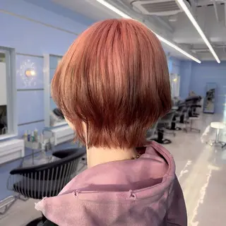 ショート カラー 🍯Ayu/ハイトー ン/ブリーチ/ヘアメのヘアスタイル