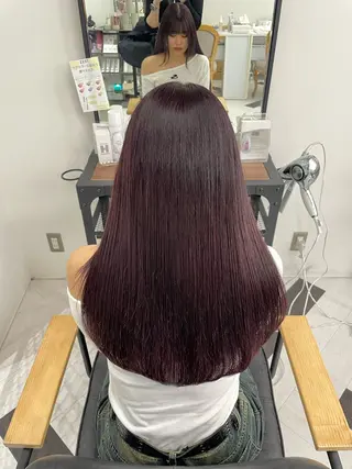 ロング ARISA︎ メンズハイトーンのヘアスタイル