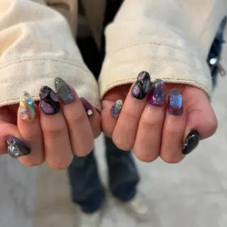 ネイル 栗田 ゆう子のネイルデザイン