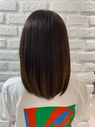 ミディアム パーマ 【メンズ縮毛矯正/ Ryoka】のヘアスタイル