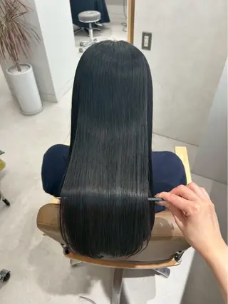ロング SLASHスラッシュ 小川花鈴のヘアスタイル