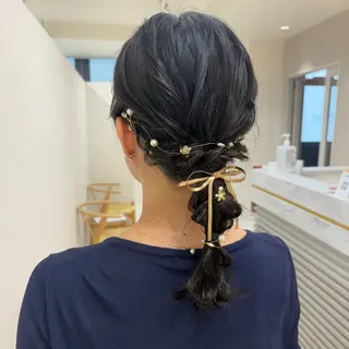 ヘアアレンジ 🍒透明感カラー/ セット/SAKURAのヘアスタイル