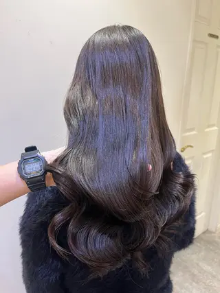 ロング 横浜/デザインカラー 個性派ヘアメ/まこのヘアスタイル