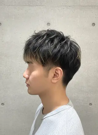 ショート メンズ 大人メンズパーマ /石川瑠青のヘアスタイル