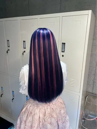 カラー 🌈推し活ハイトーン 💫荒川結星のヘアスタイル