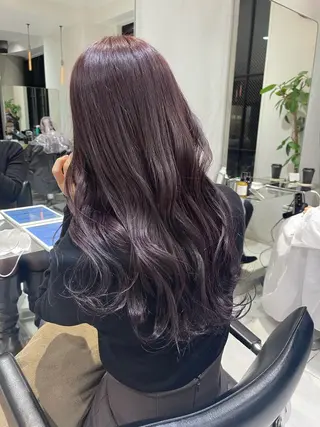 ロング カラー ラベンダー/レイヤー スタイル🤎mamiのヘアスタイル