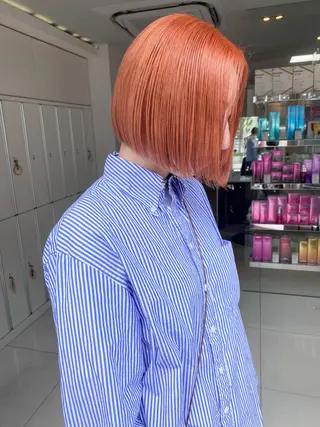 カラー rio/ボブ /ブリーチカラー🫧のヘアスタイル