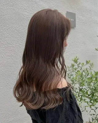 ロング カラー 透明感/縮毛/ボブ CHIHIROのヘアスタイル