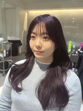 セミロング カラー 💎透明感カラー特化 💎TAISEIのヘアスタイル