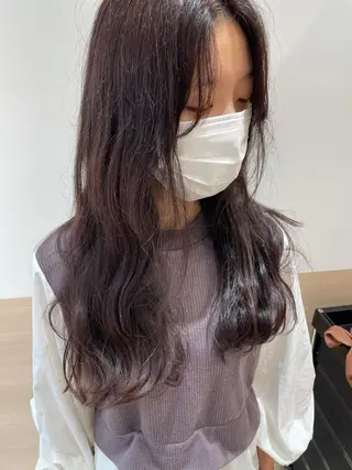 ロング カラー 天野 瑠真のヘアスタイル