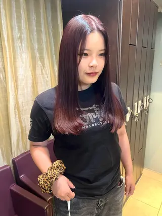 ロング カラー 田中 月菜/副店長のヘアスタイル