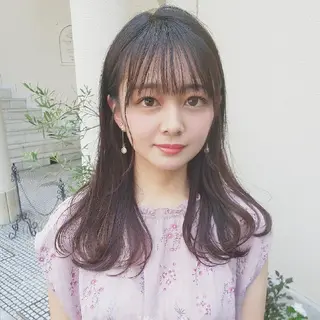 セミロング [店長]カラーが好評 　小林のヘアスタイル