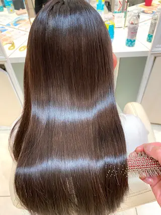 セミロング 🌈髪質改善/縮毛矯 正特化🌈鈴木一寿のヘアスタイル