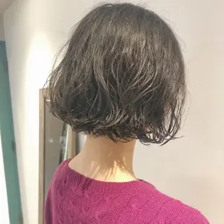 ショート パーマ 🍎みついじゅん🍏 ボブ指名No.1のヘアスタイル