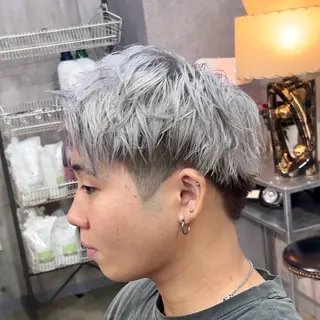 ショート カラー ヘアアレンジ メンズ MENIN メンズ サロン　望月　涼太のヘアスタイル