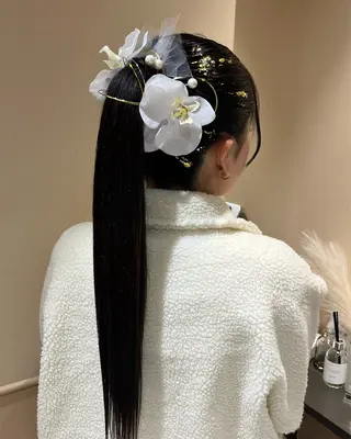ロング ヘアアレンジ 🫧tomoka 透明感カラー🫧のヘアスタイル