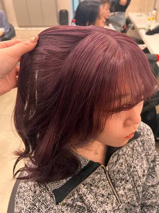 ミディアム カラー 💖札幌カラー 指名No.1💖玲奈のヘアスタイル