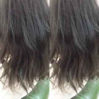 ミディアム セミロング カラー 🟦髪質改善6年 💊YAMAMOTOのヘアスタイル