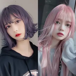 ミディアム ハイトーン/ウルフ /小澤凌祐🦕のヘアスタイル