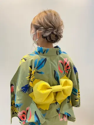 セミロング 加藤 明香里のヘアスタイル