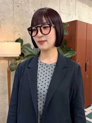 ショート カラー RIN🎀レイヤー/ ボブ/オリーブカラーのヘアスタイル