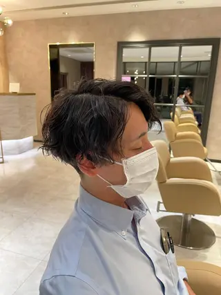 ショート パーマ メンズ メンズ専門美容師✂︎ 大庭勝己のヘアスタイル