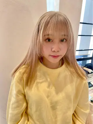 カラー 増井 彩乃のヘアスタイル