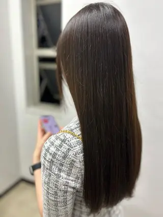 ロング カラー パーマ ヘアアレンジ メンズ キッズ ネイル マツエク・マツパ アイブロウ 【縮毛矯正ブリーチ】 MANATO🌈のヘアスタイル