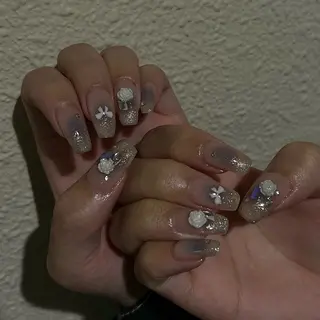 ネイル パラあり！フィルイン 美フォルムのネイルデザイン