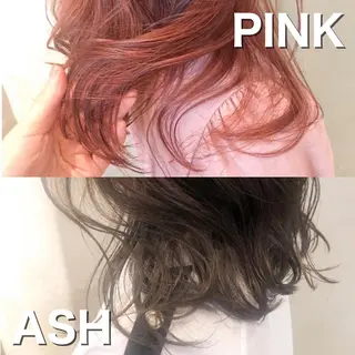 ミディアム 顔周りカット・相談 レイヤーも◎しずくのヘアスタイル