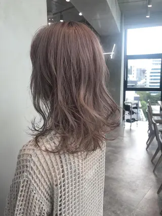 ミディアム カラー 韓国ヘア 店長NEGIのヘアスタイル