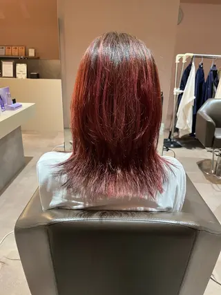 ミディアム 坂本 翔のヘアスタイル