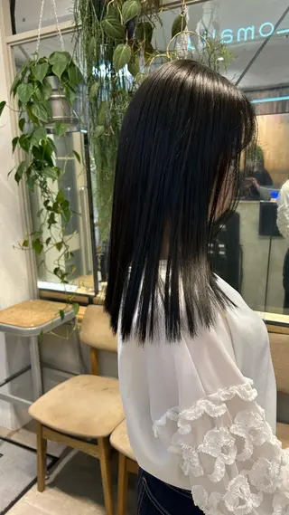 ミディアム じゅわっと暖色カラー 🍊Moemiのヘアスタイル