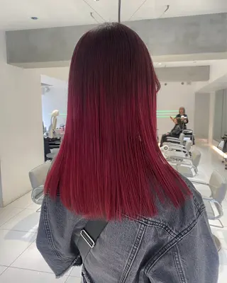 ミディアム カラー keen 立川のヘアスタイル