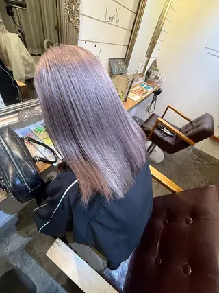 ミディアム カラー 【透明感カラー】 上村響月のヘアスタイル